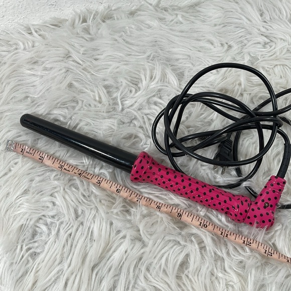 CURLING WAND 2.5” - 3” curls Pink Polka Dots - Picture 5 of 5